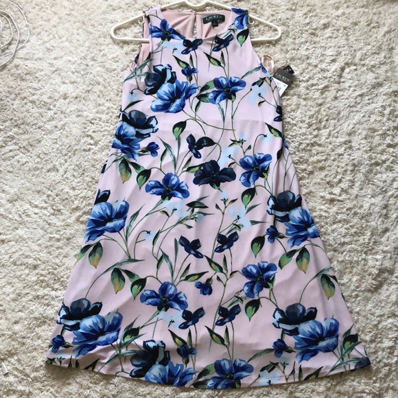 Ralph Lauren Floral Trapeze Dress - Picture 2 of 6